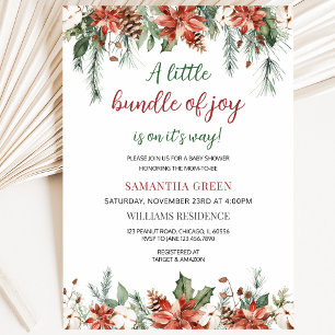 Invitation Fête de Bébé Mixte Petite Merveille