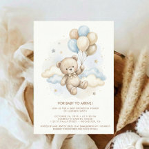 Fête de bébé ours en peluche avec ballons brun sau
