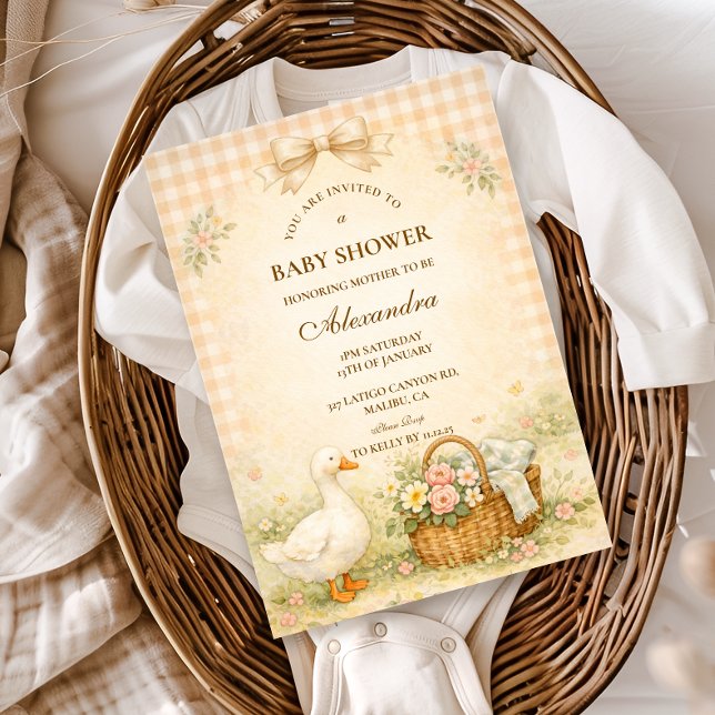 Invitation Fête de bébé printemps fantaisiste et drôle de pet (Créateur téléchargé)