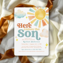 Fête de Bébé Rayons de Soleil Voici le Fils Capric