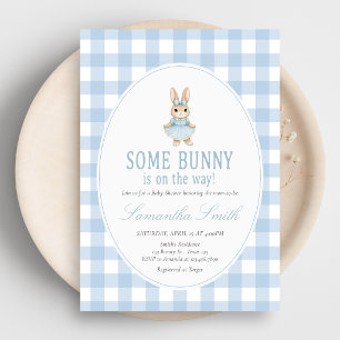 Invitation Fête de Bébé Somebunny