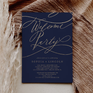 Invitation Fête de bienvenue de la Marine romantique et du Ma