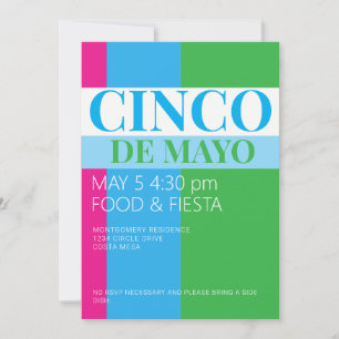 Invitation Fête de Cinco De Mayo