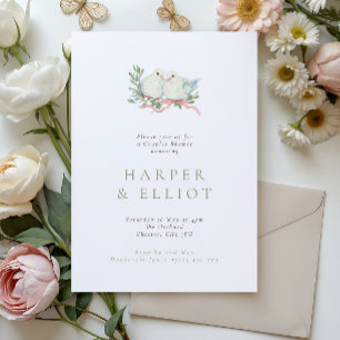Invitation Fête de couples Grandmillenial Love Birds