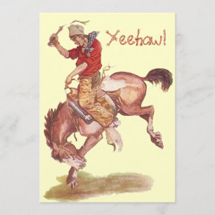 Invitation Fête de Cowboy