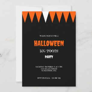 Invitation Fête de déguisement d'Halloween