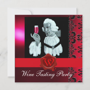 INVITATION FÊTE DE DÉGUSTATION DE VIN DE SOMMELIER PARTIE SCE