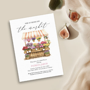 Invitation Fête de douche de mariage Fleuriste Elle est hors