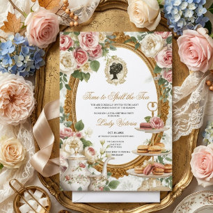 Invitation Fête de douche de mariée automnale : C'est le mome