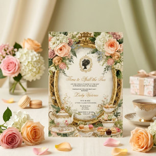 Invitation Fête de douche de mariée automnale : C'est le mome