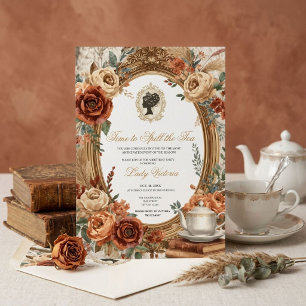 Invitation Fête de douche de mariée automnale : C'est le mome