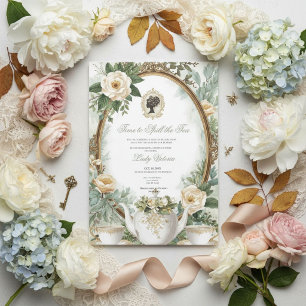 Invitation Fête de douche de mariée automnale : C'est le mome