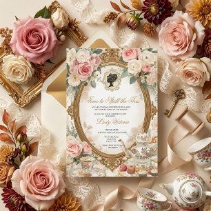 Invitation Fête de douche de mariée automnale : C'est le mome