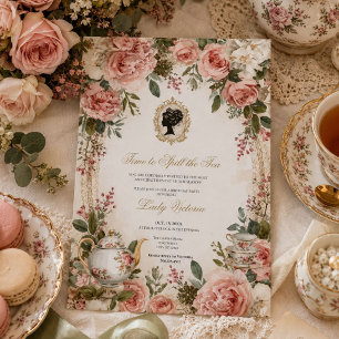 Invitation Fête de douche de mariée automnale : C'est le mome