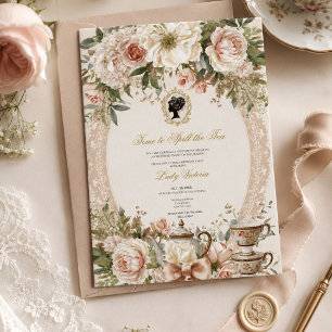 Invitation Fête de douche de mariée automnale : C'est le mome