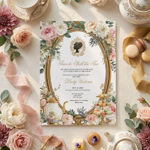 Invitation Fête de douche de mariée automnale : C'est le mome