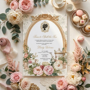 Invitation Fête de douche de mariée automnale : C'est le mome