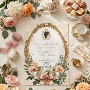 Invitation Fête de douche de mariée automnale : C'est le mome