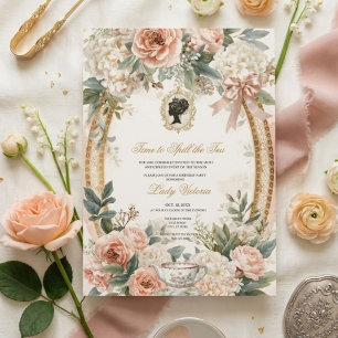 Invitation Fête de douche de mariée automnale : C'est le mome