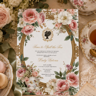 Invitation Fête de douche de mariée automnale : C'est le mome