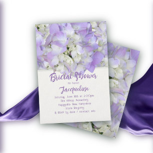 Invitation Fête de douche florale de lavande avant le mariage