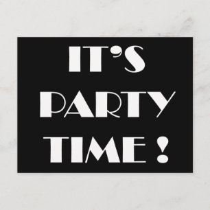 Invitation Fête de fête
