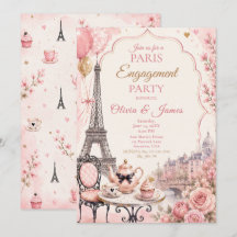 Fête de fiançailles à Paris