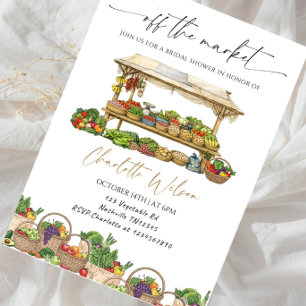 Invitation Fête de Fiançailles Fresh Off the Market