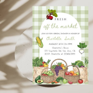Invitation Fête de Fiançailles Fresh Off the Market