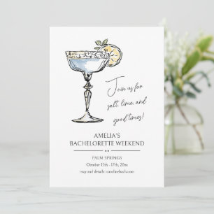 Invitation Fête de Filles de Bachelorette de Fin de Semaine C