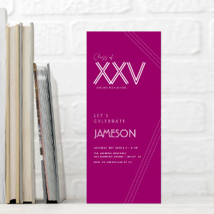 Invitation Fête de fin d'études de la promotion XXV Moderne