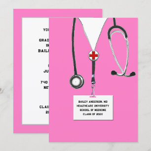Invitation Fête de fin d'études Médicales