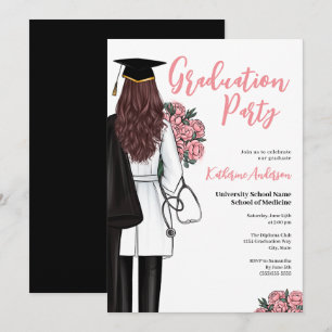 Invitation Fête de fin d'études Médicales