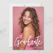 Fête de fin d'études Photo Rose Tendance 2026