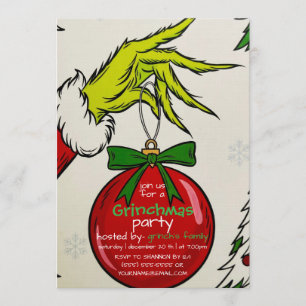 Invitation Fête de Grinchmas