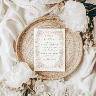 Invitation Fête de jardin à l'arc floral Amour en fleurs Show