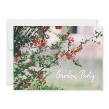 Fête de jardin fleuri d'été de colibri