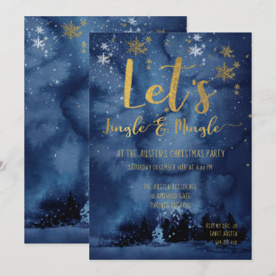 Invitation Fête de Jingle & Mingle