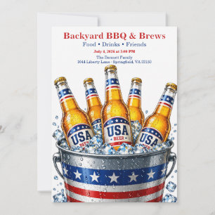 Invitation Fête de la Bière Patriotique - 14 juillet