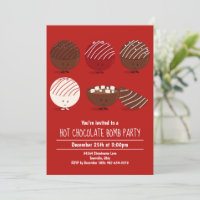 Fête de la bombe au chocolat chaud
