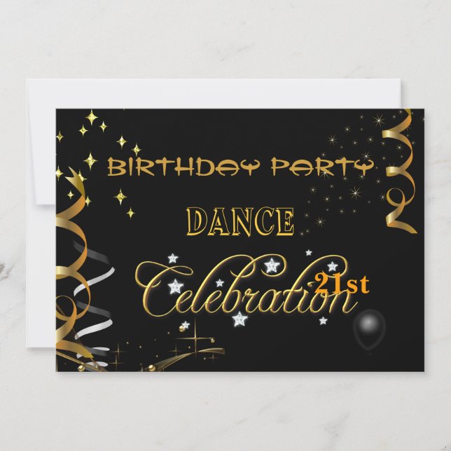 Invitation Fête de la Danse Ados ou adultes (Devant)