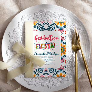 Invitation Fête de la fête mexicaine des diplômés