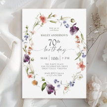 Fête de la florale féminine fleur sauvage 70e anni