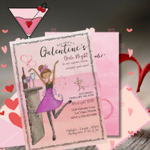 Fête de la Galentine's Day entre filles rose