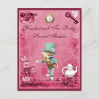Fête de la mariée folle rose de thé du pays des