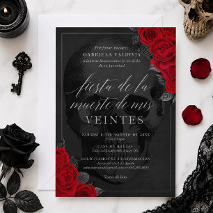 Invitation Fête de la Mort de mes Vingt ans