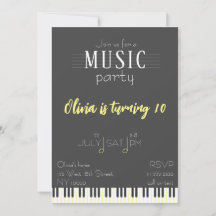 Fête de la musique couleur Anniversaire