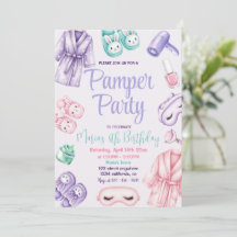 Fête de la Pamper Fête du Glam Filles Fête Spa Ann