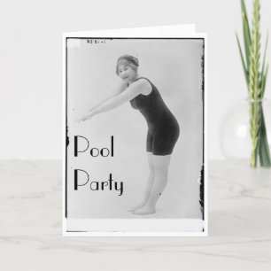 Invitation Fête de la piscine