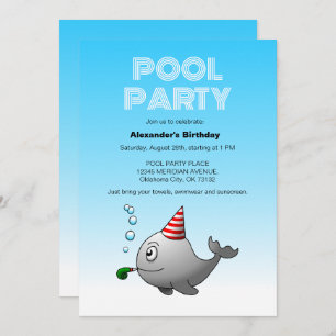Invitation Fête de la piscine